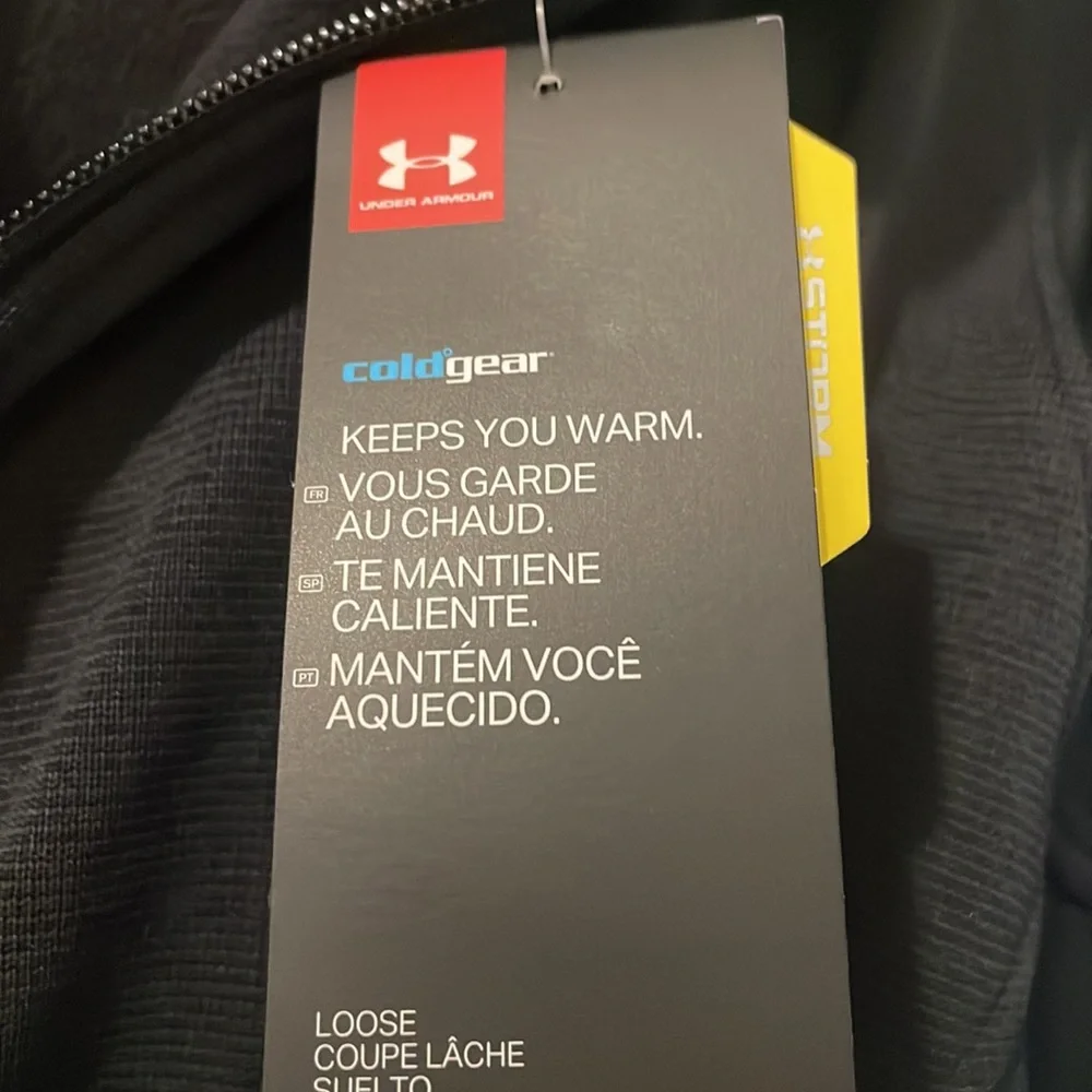 NWT Under Armour cold gear loose black performer jacket - Picture 6 of 13